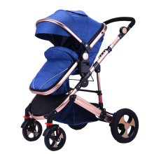 Baby Partroller 2019 China Baby Baby Factory Factory Mom Mom Mom Stroller 2019 / Aluminium Alliage en cuir Tissu en cuir 3-en-1 Babystroller /